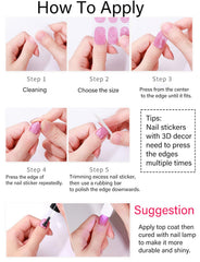 Wahrshei easy DIY no-UV nail art for all sizes and shapes