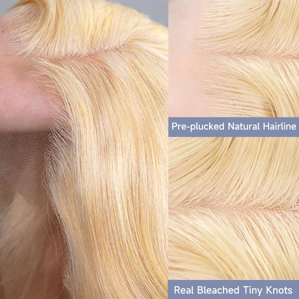 Waimro HD transparent lace close-up showing seamless scalp blend