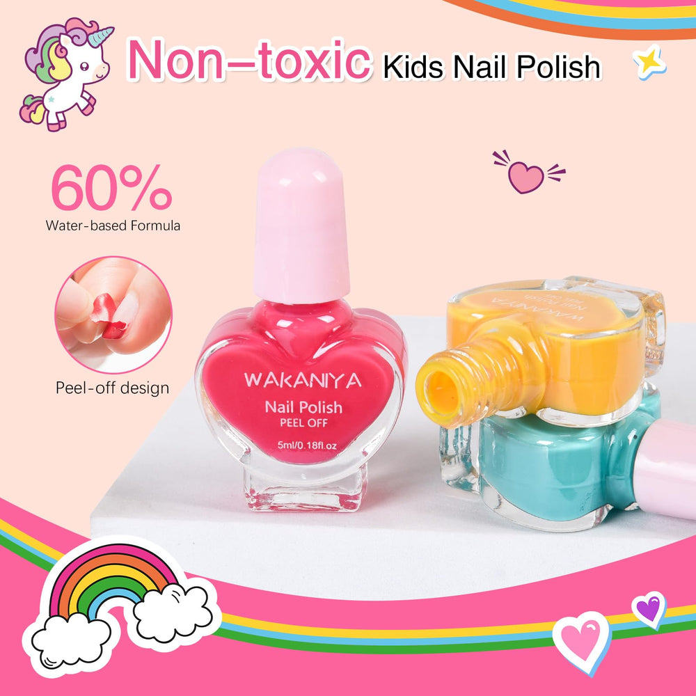 Wakaniya DIY stickers to customize nails with sparkly accents.