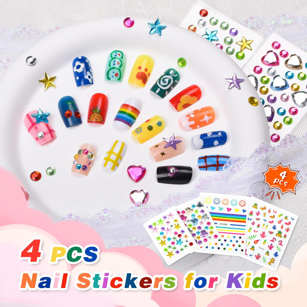 Pegatinas Wakaniya para uñas con divertidos diseños para decorar.