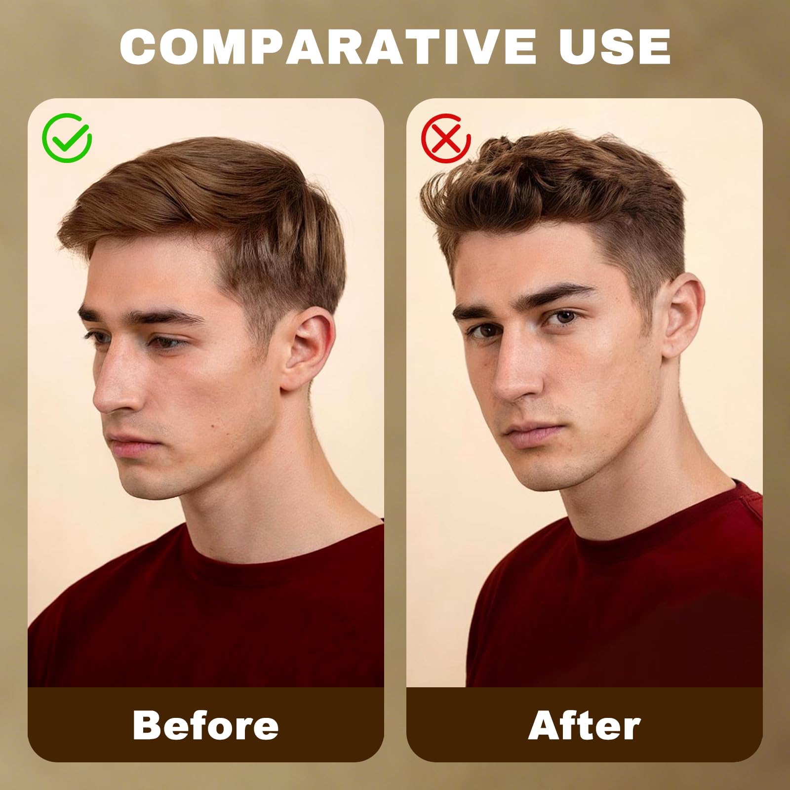 WALEJUC Texture Comb wide-tooth design reduces snagging during styling.