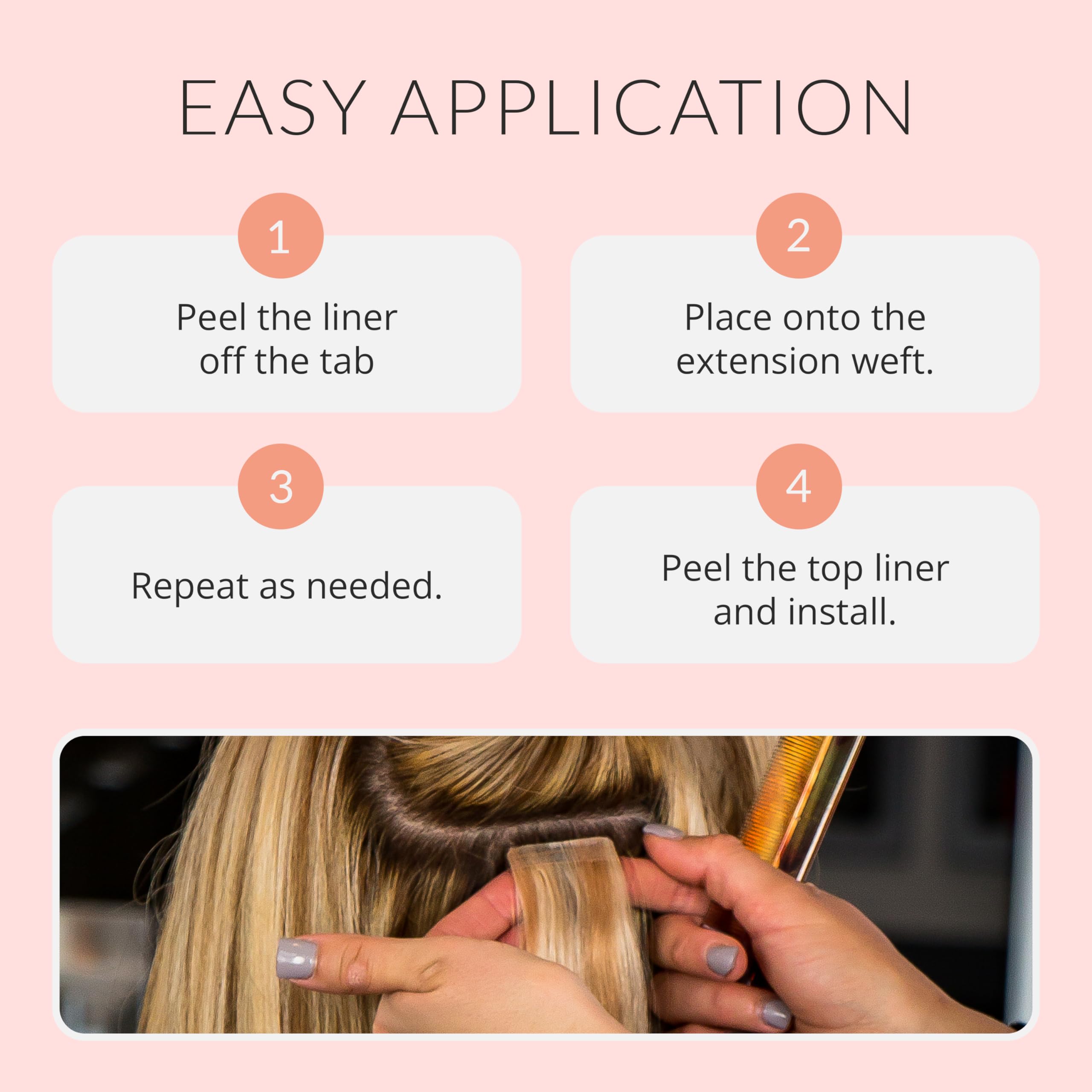 Walker Tape Beautify no-shine tabs come in a 120-piece pack for routine replacements