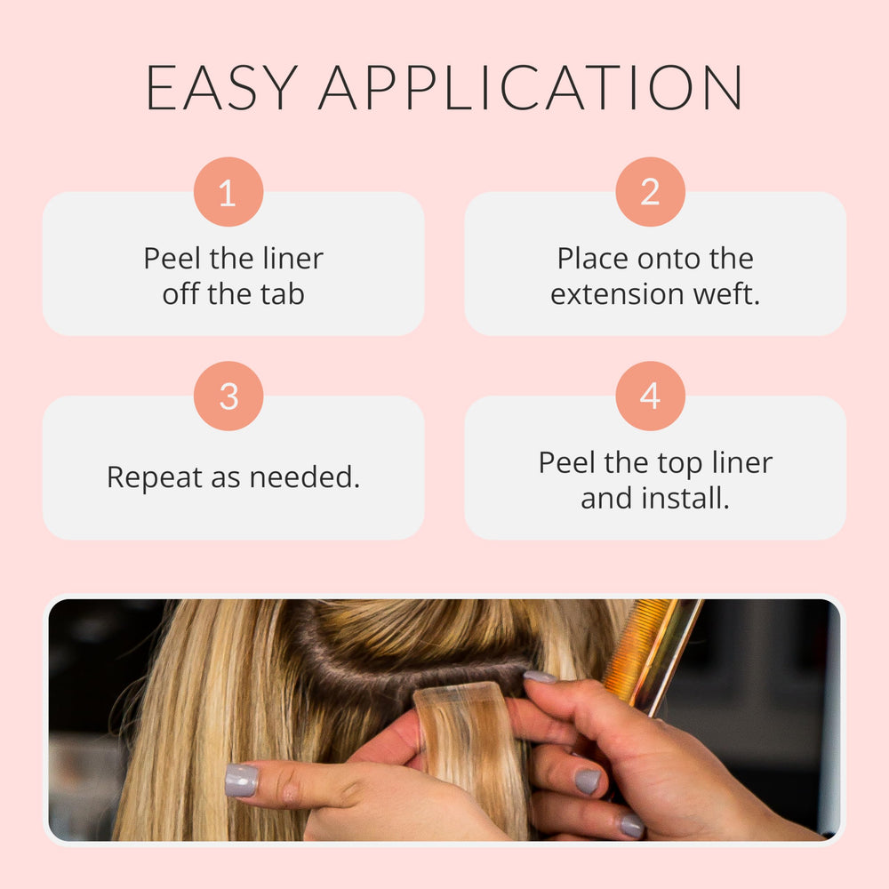Walker Tape Beautify no-shine tabs come in a 120-piece pack for routine replacements