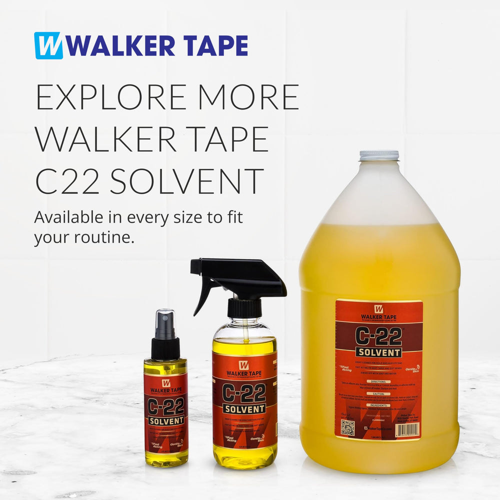 Walker Tape C-22 maintenance solution for hair extensions and wigs.