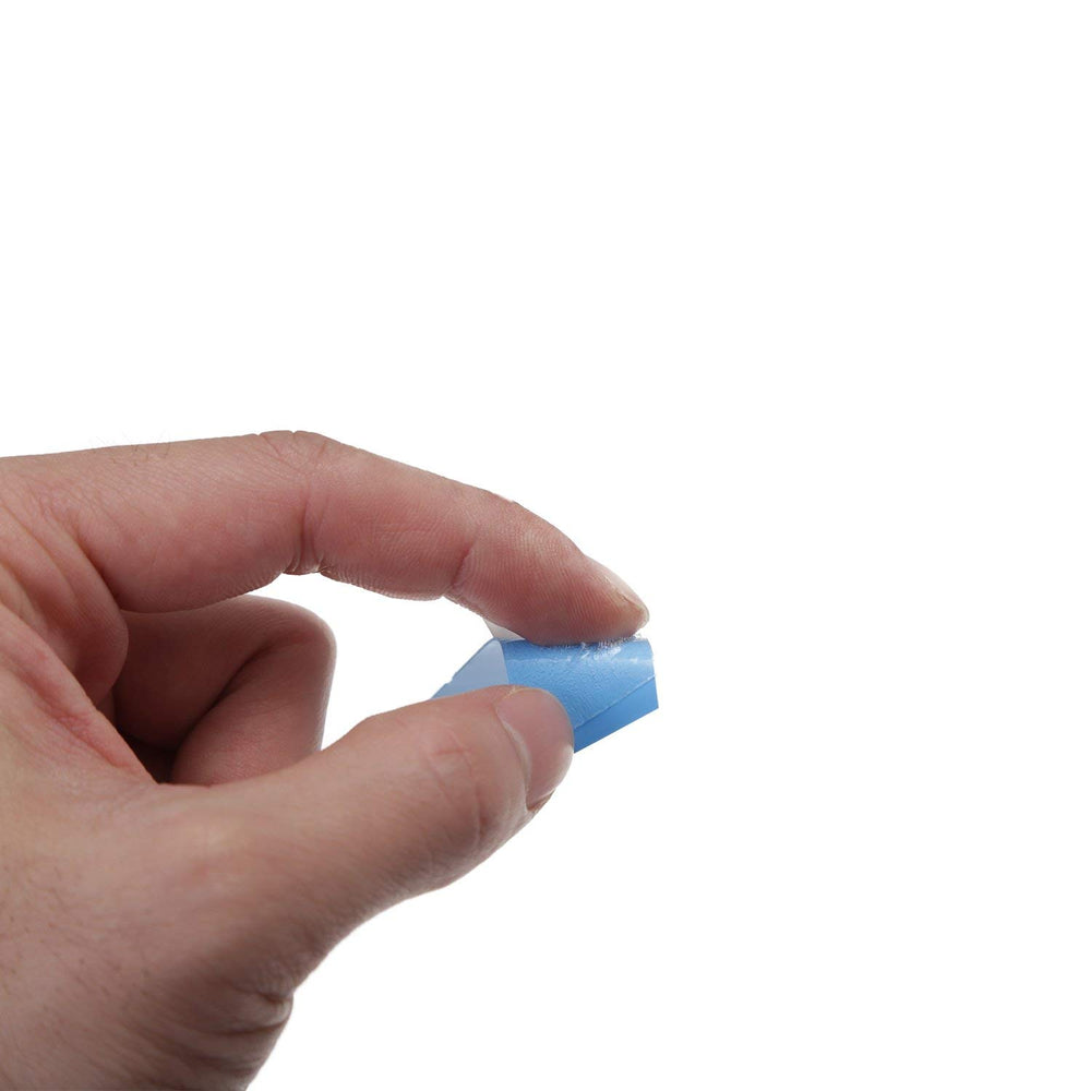 Easy removal and cleanup of Ultra Hold Minis Tabs.