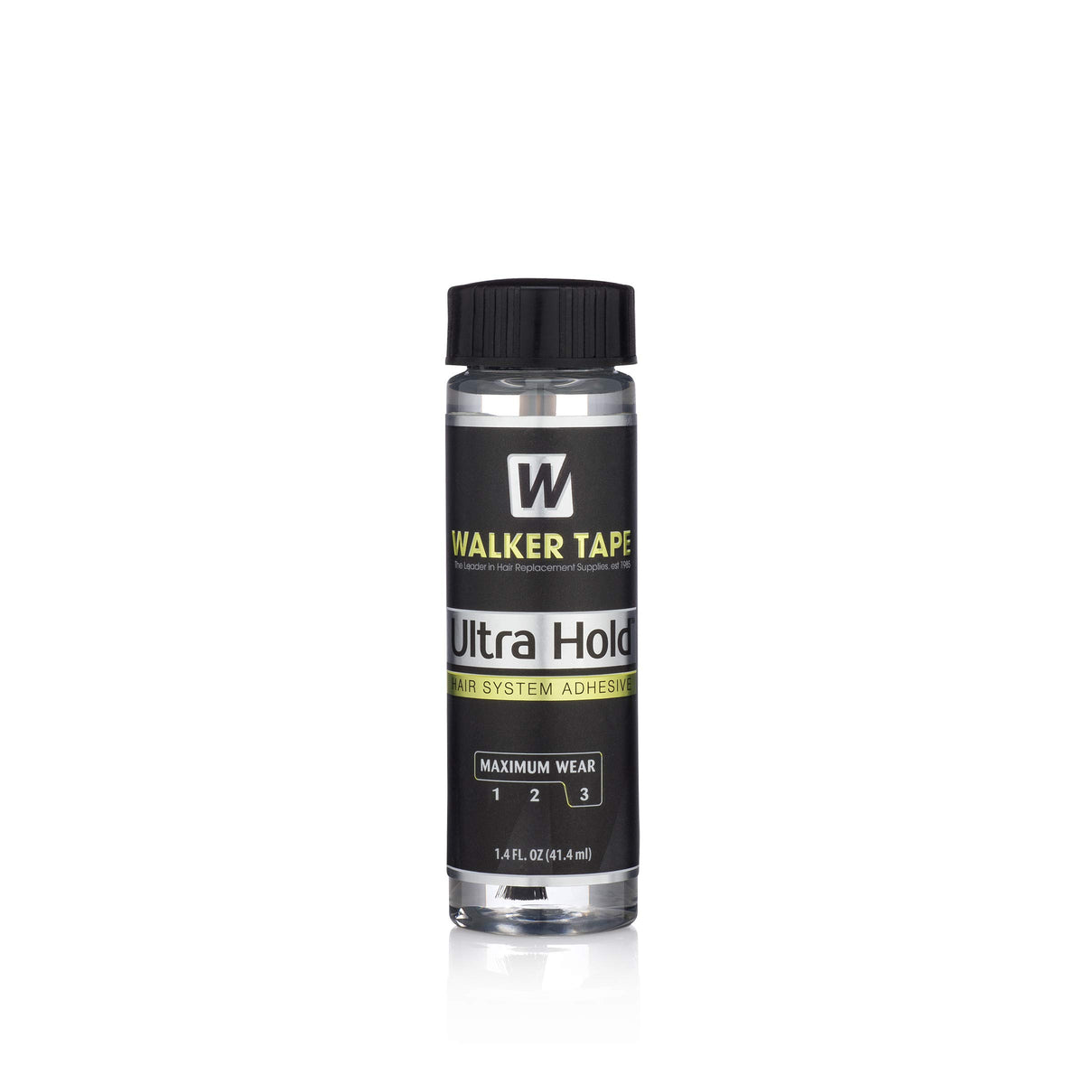 Walker Tape Ultra Hold adhesive bottle application for a waterproof, long-lasting bond on lace wigs.