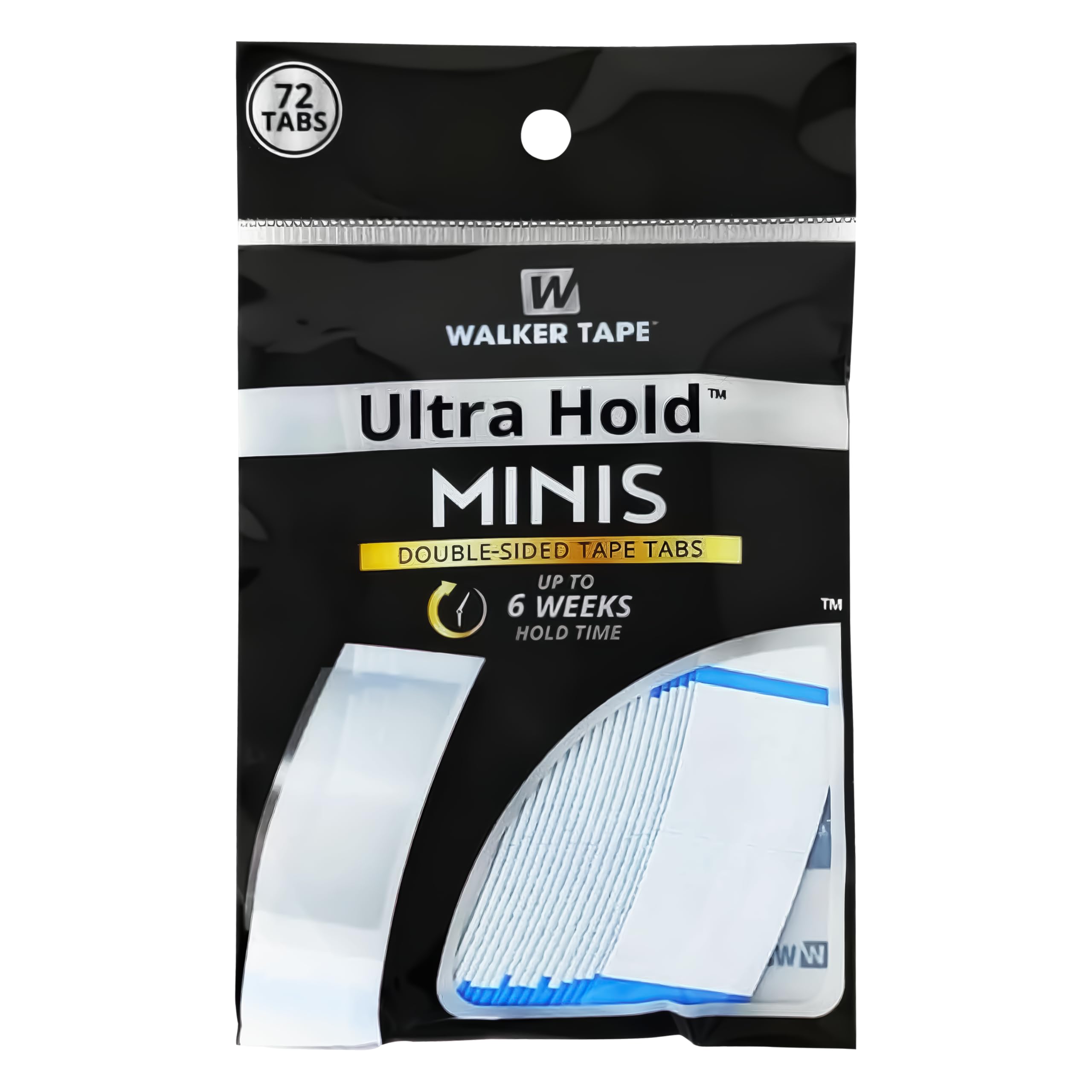 Walker Tape Ultra Hold Mini Tabs pack front view for easy bonding