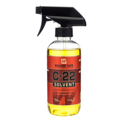 Walker Tape C-22 bottle pour enables precise adhesive removal.
