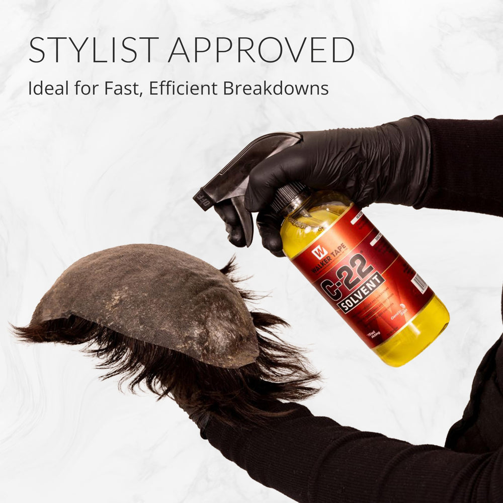 Walker Tape C-22 hair-extension-removal supports comfortable cleanup after wear.
