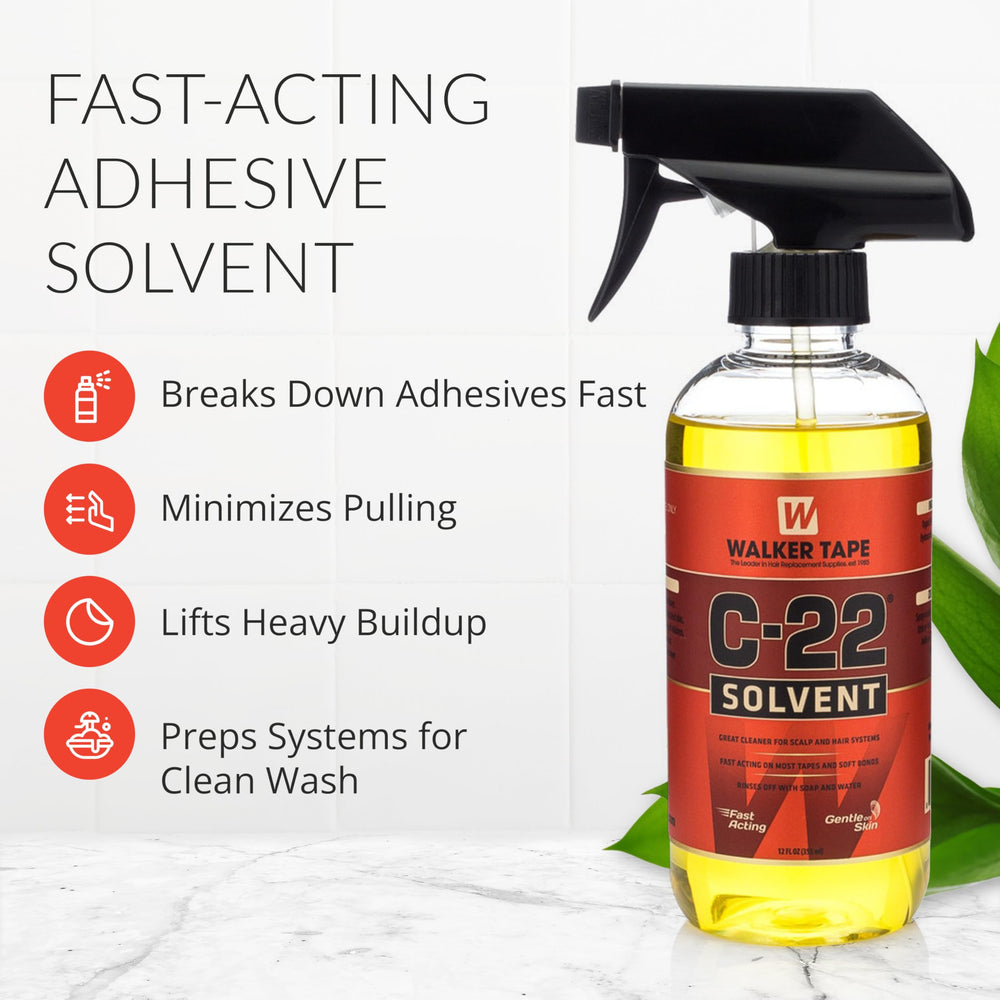 Walker Tape C-22 spray nozzle delivers controlled coverage for efficient cleanup.