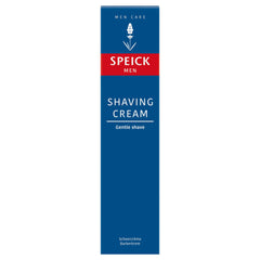Walter Rau Speick shave cream lather built with a brush for glide