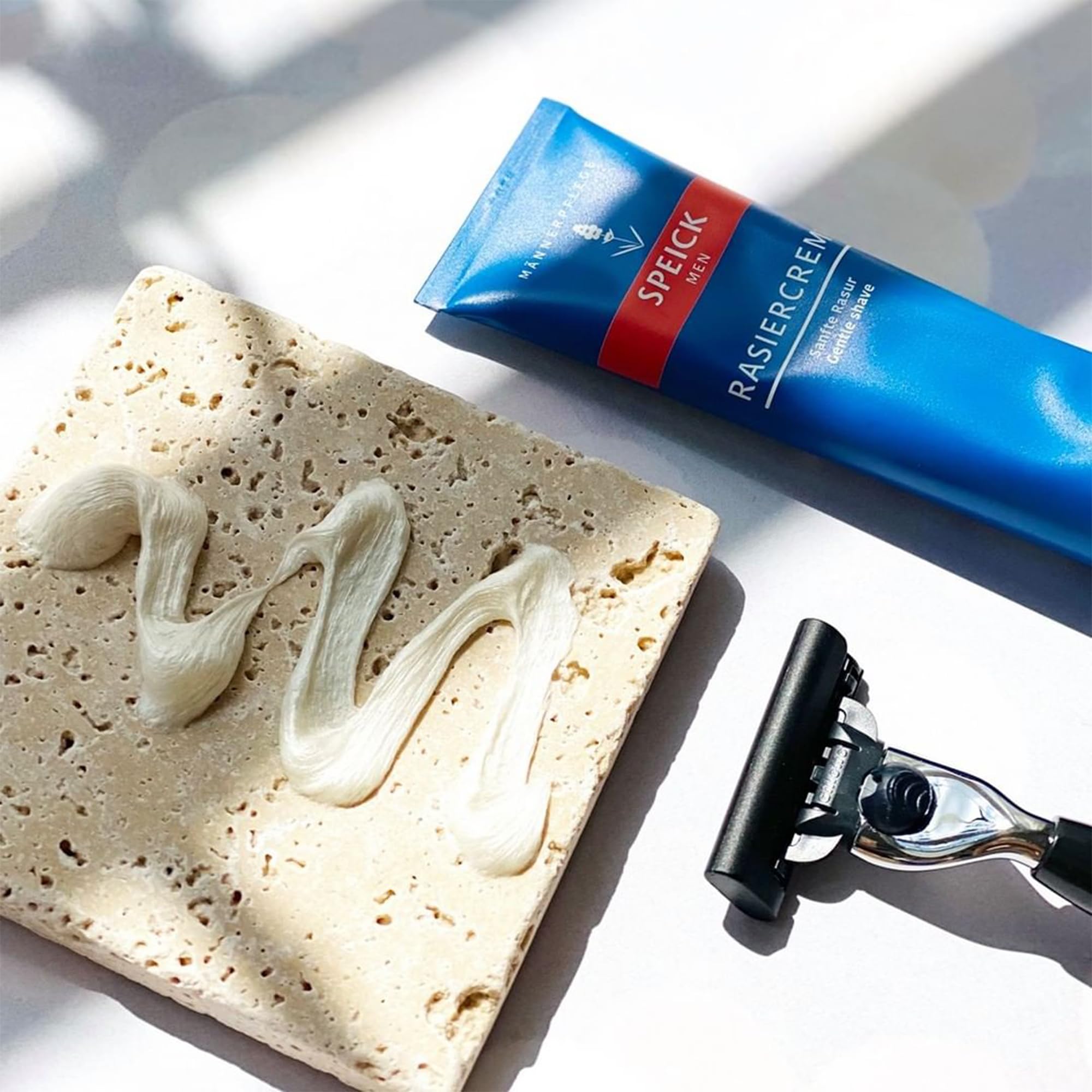 Walter Rau Speick shave cream designed for sensitive skin comfort