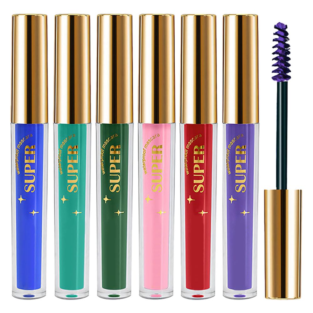 WanTuoluo Mascara Colorido: paleta de colores para estilos audaces y duraderos.