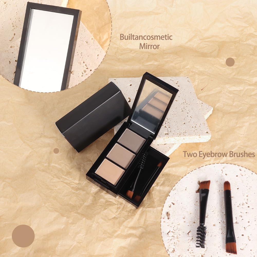 WanTuoluo compact brow kit fits travel bag