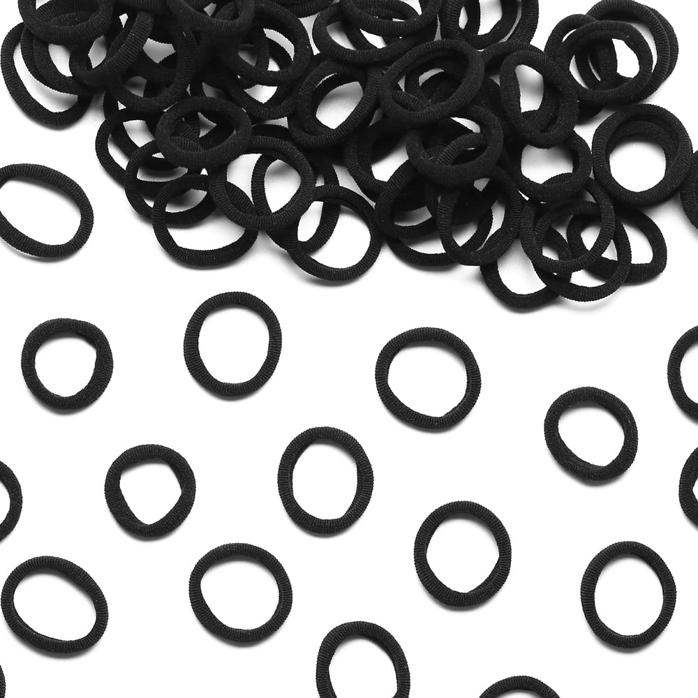 WANBY gomas mini sin costuras negras, diseñadas para uso diario y deporte ligero