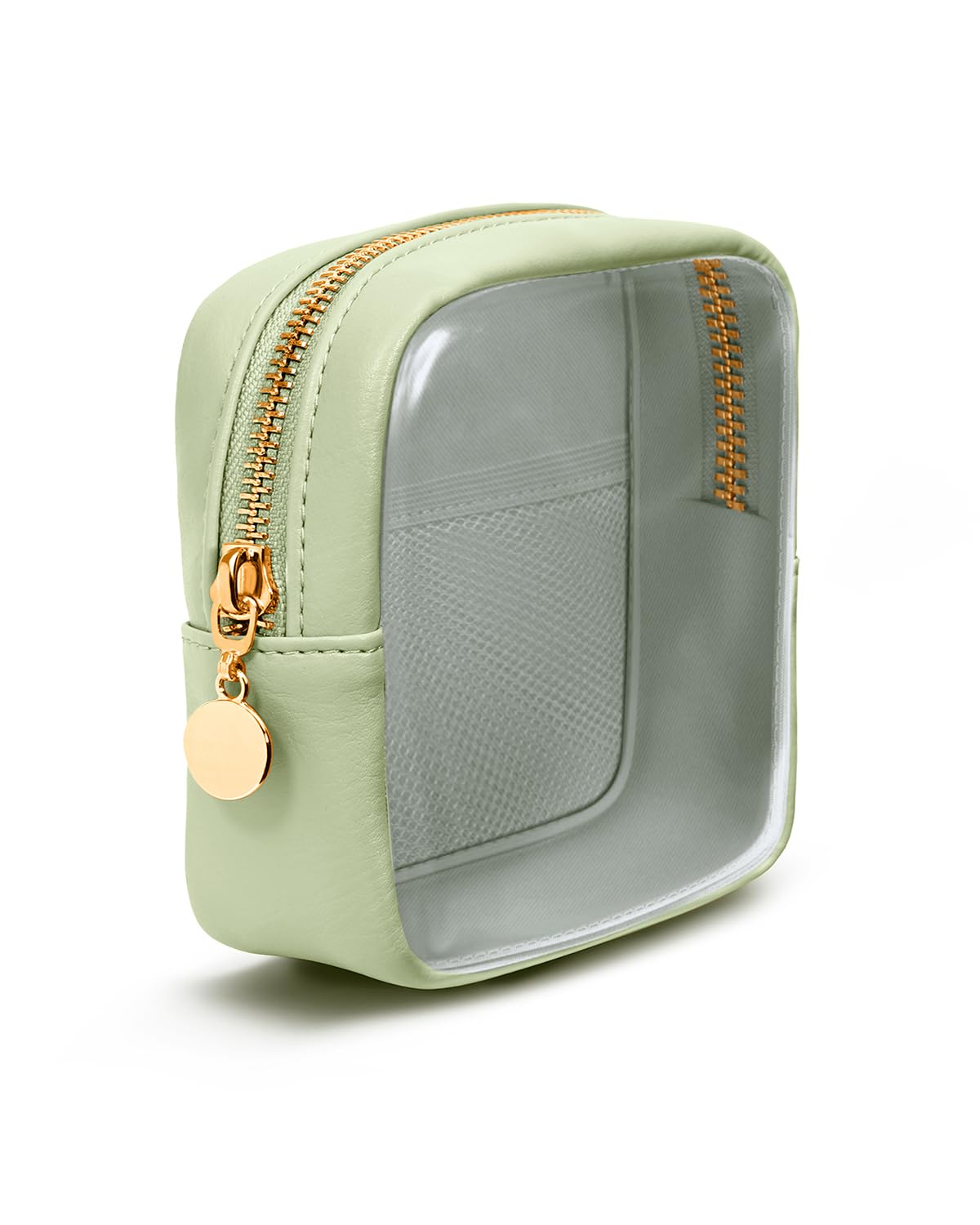 Wandering Nature clear makeup bag for purses with easy access to essentials.