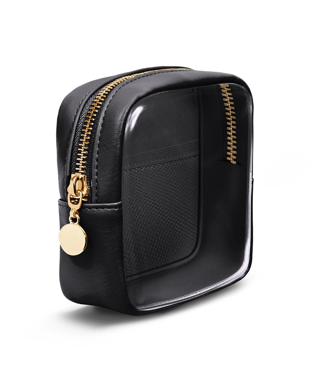 Wandering Nature Clear Makeup Bag for purse shows transparent design, easy access for quick touch-ups.
