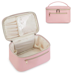 Wandering Nature makeup bag front view shows travel-ready design.
