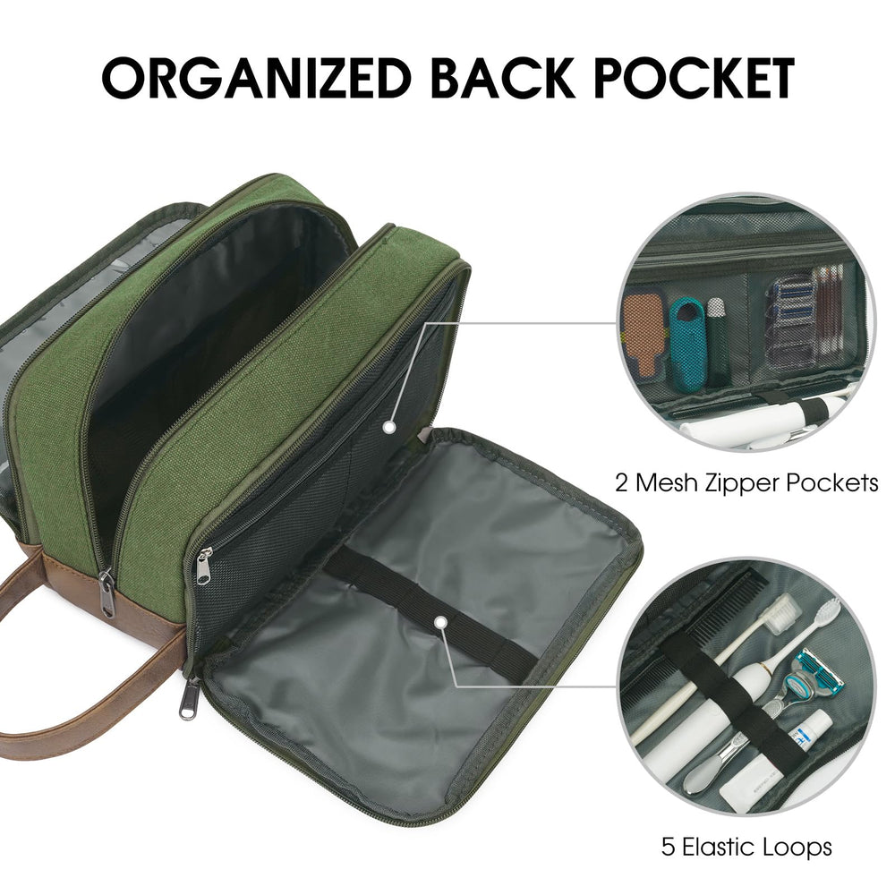 WANDF canvas with leather-trim offers durable style for daily trips.