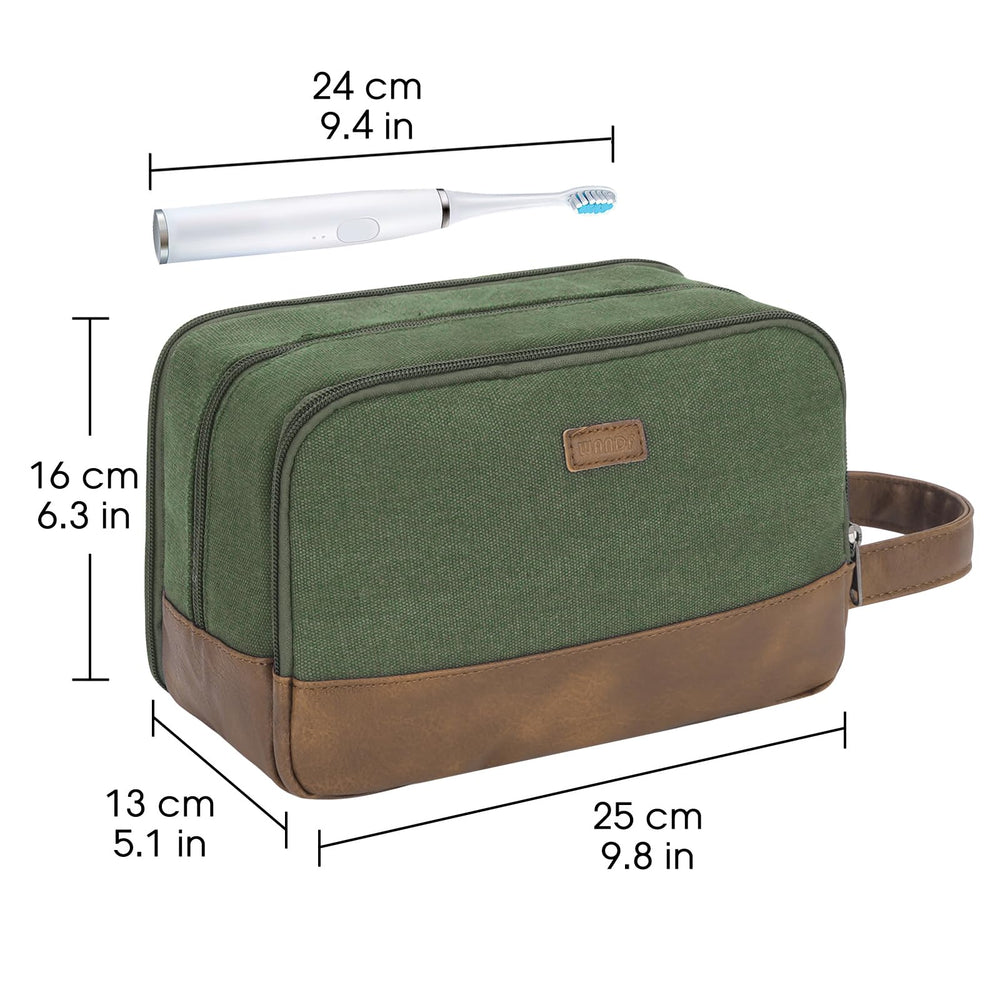 WANDF dopp-kit-compact-design fits under-seat storage or suitcase packing.
