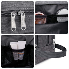 WANDF toiletry bag organized compartments ensure smaller items stay visible.
