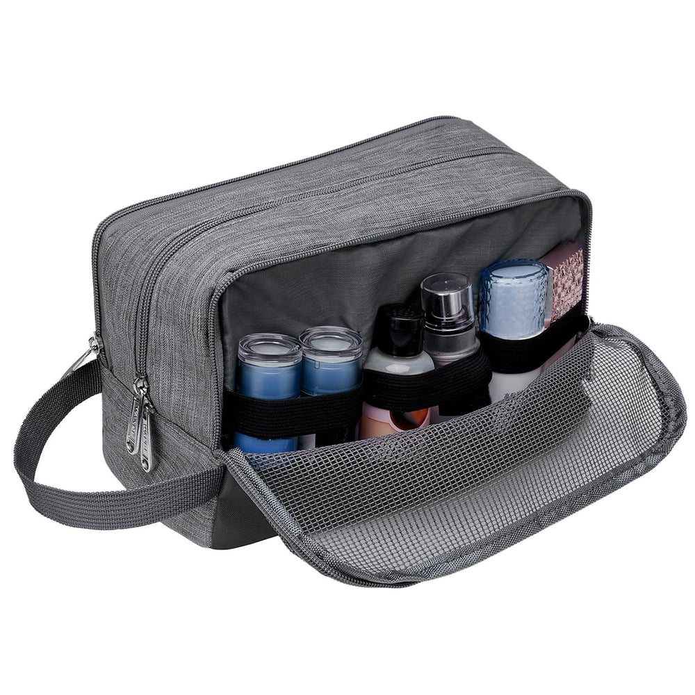 WANDF toiletry bag side handle for easy carry and hanging.