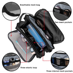 WANDF toiletry bag ultralight-3-6-oz design helps you travel lighter