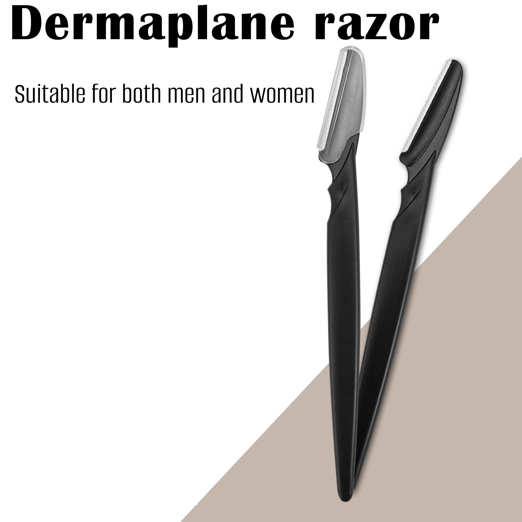 WANGFXWA DermaPlane Razor safety guard highlighted for reduced risk of nicks.