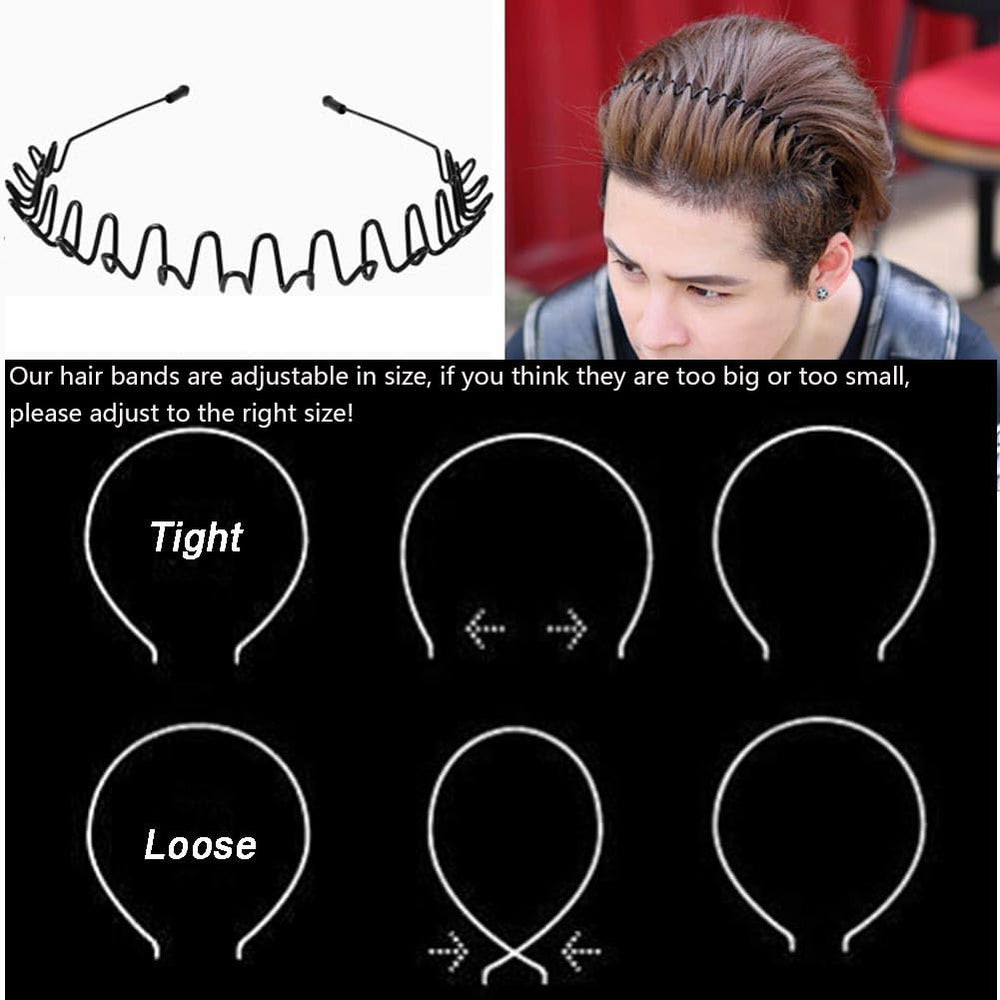 WantGor adjustable-size headbands offer comfortable fit for most heads.