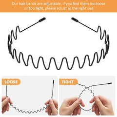 WantGor headbands feature protective covers to prevent scalp irritation.