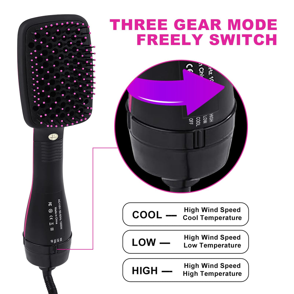 WANZQPY paddle brush close-up highlighting detangling performance