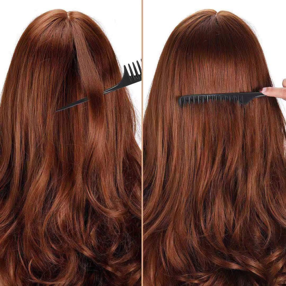 Wapodeai anti-static carbon comb provides smooth glide for detangling