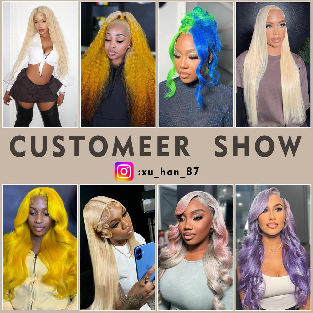 WAQI 21-22in cap-size wig with four combs for secure everyday wear.