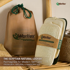 WARITEX lufa egipcia rectangular cubre hombros y espalda con facilidad.