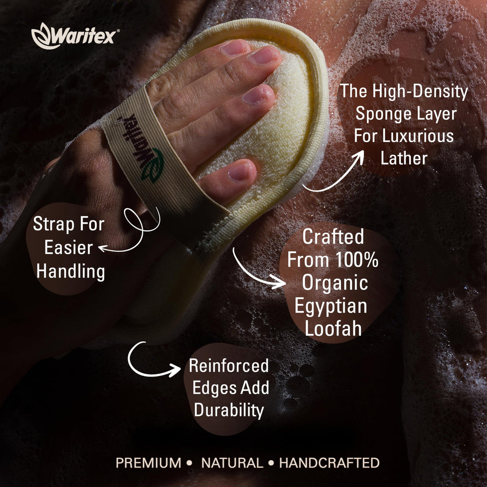 WARITEX lufa egipcia de espesor premium para uso diario
