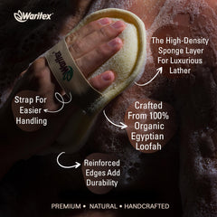 WARITEX lufa egipcia de espesor premium para uso diario