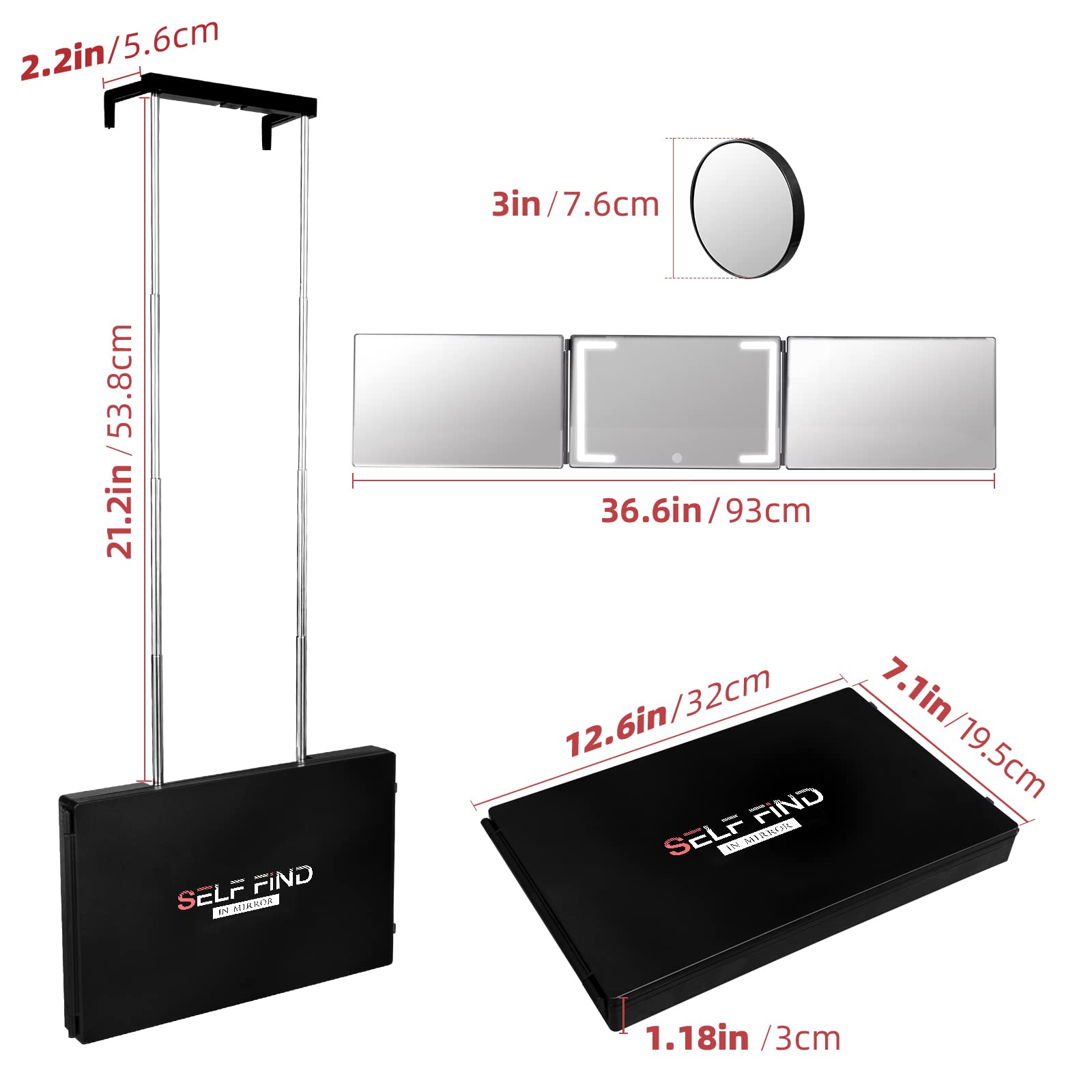 Warive portable travel design enables quick touch-ups on the go