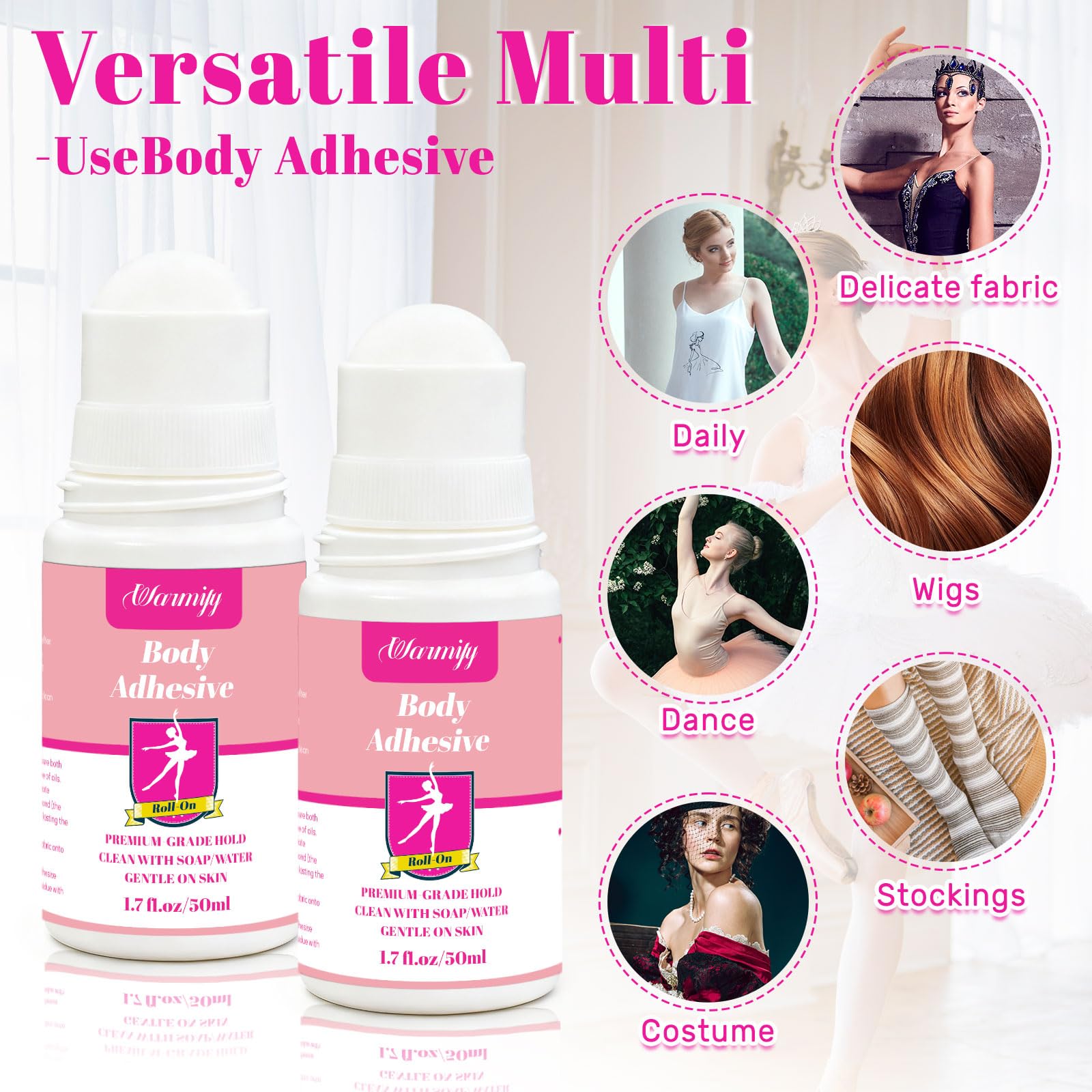 Warmify easy wash-off removes residue with water.