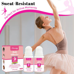 Warmify sweat-resistant formula keeps fabrics in place.