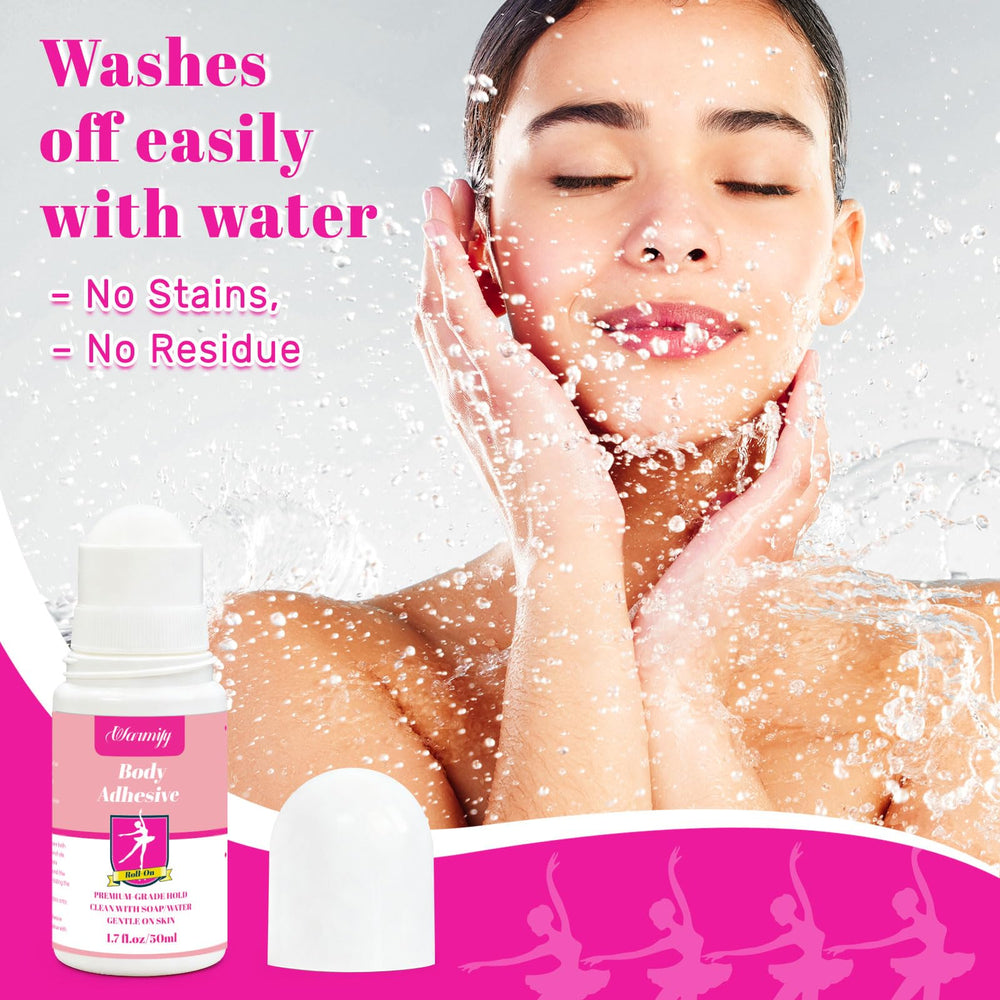 Warmify transparent gentle formula leaves no staining.
