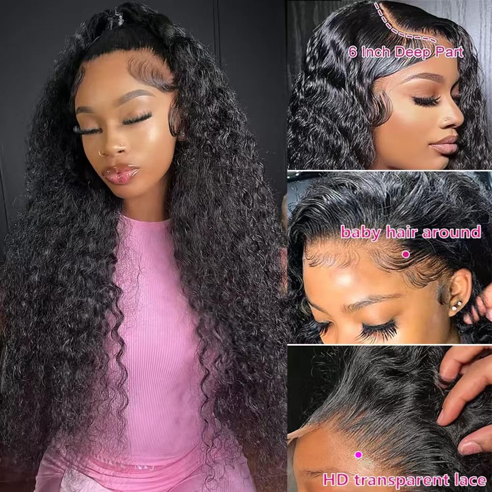 Washasha 13x6 HD lace full lace wig blends seamlessly.