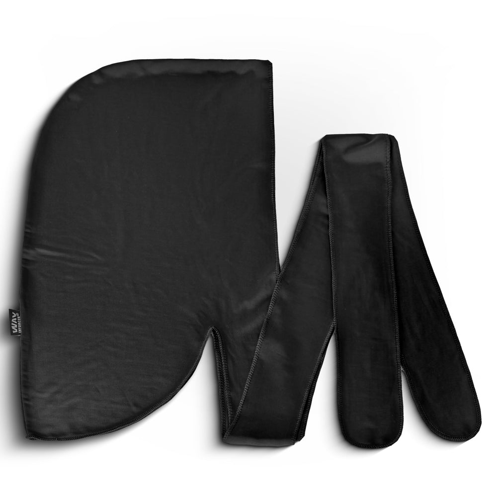WavEnforcer Snug Fit Do-Rag locks in fit for secure overnight wear during sleep.