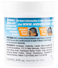 wavbuilder Deep Wave Pomade: textura suave al aplicar para realzar las ondas definidas.
