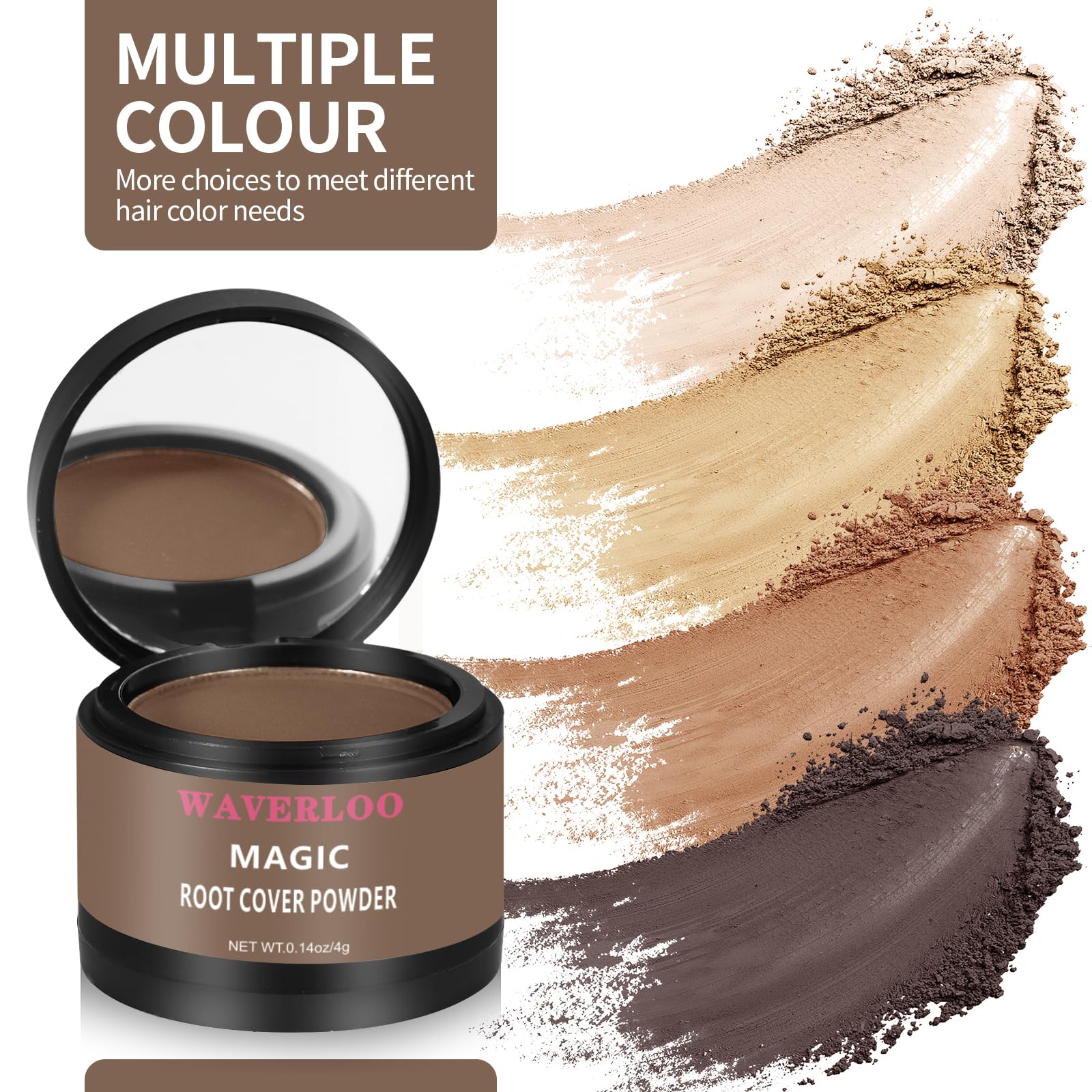 Waverloo Magic Root Cover Up sweat-proof coverage lasts through workouts.