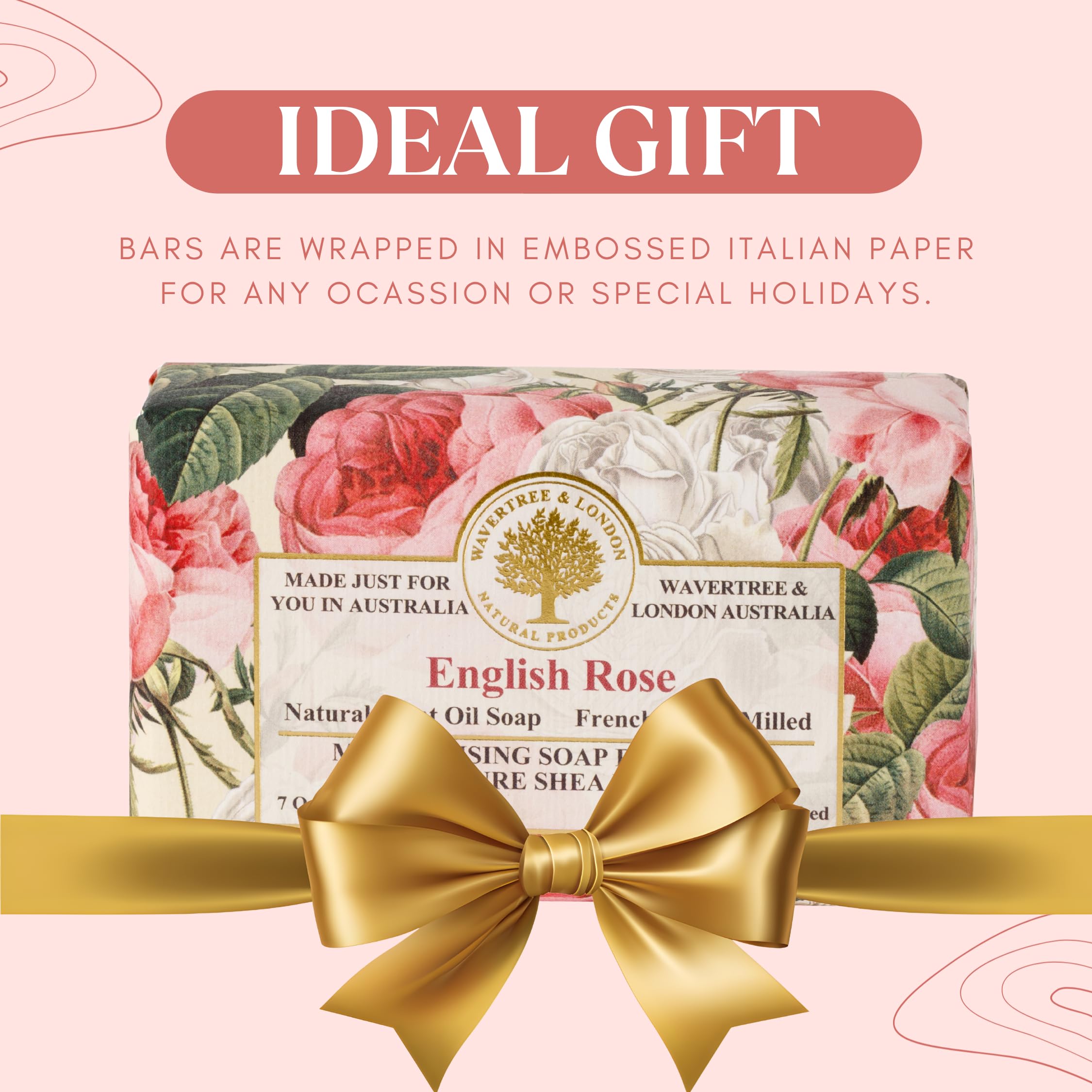 Jabón Wavertree London Doble Paquete 7oz: ideal para compartir en el baño.