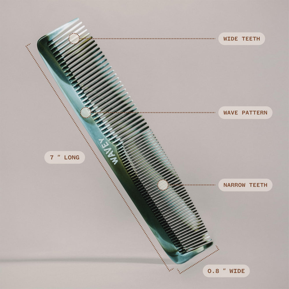 WAVEY eco-friendly ocean-plastic material in green for daily grooming