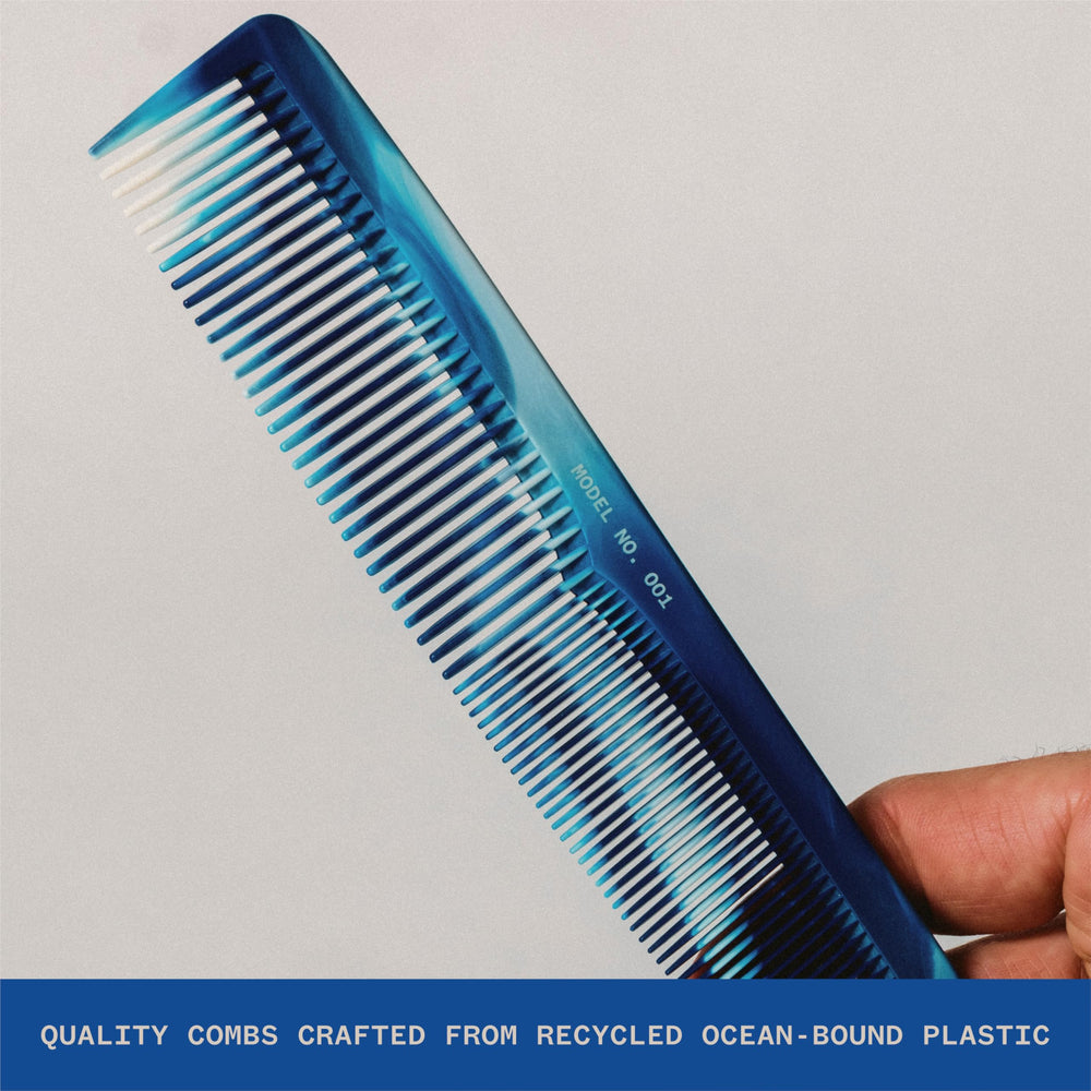 WAVEY wide-tooth detangler designed for thick or curly hair