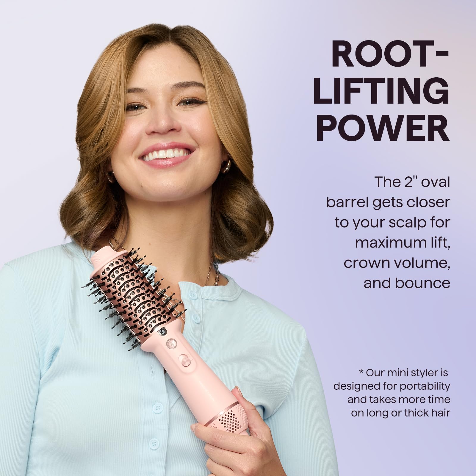 Wavytalk 3x less heat damage design protects hair during styling