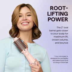 Wavytalk 3x less heat damage design protects hair during styling