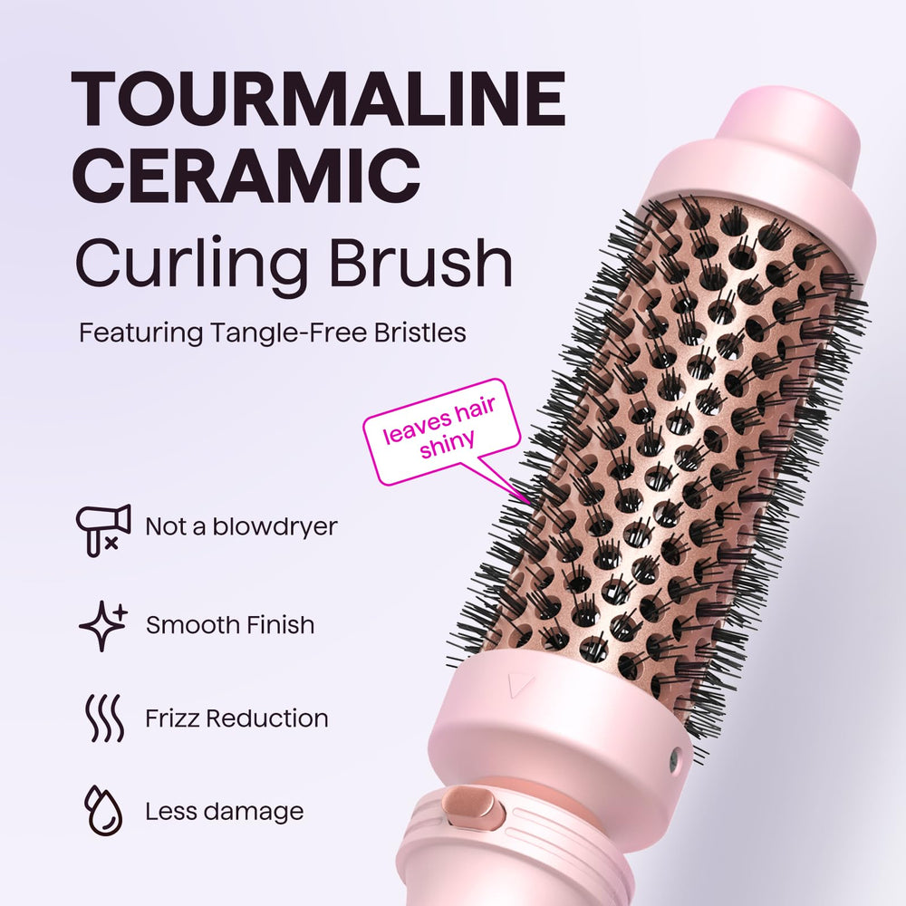 Wavytalk 5-in-1 curling wand with 1.25-inch barrel for voluminous texture.